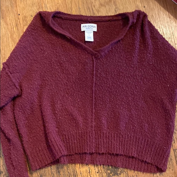 Arizona Jean Company Sweaters - Arizona Jean Company Women's Burgundy Sweater